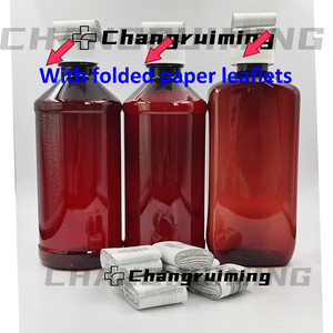 Quagen wockhardt dán nhãn chai nhựa 500ml Hộp đựng thuốc lỏng có nắp CRC và tờ rơi gấp nhỏ - Product Image 2