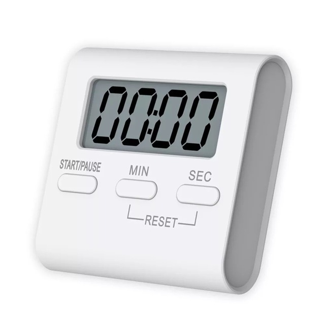 Digital Kitchen Timer Magnetic Countdown Timer with Loud Alarm Big Digits Back Stand for Cooking Classroom Teachers Not Battery