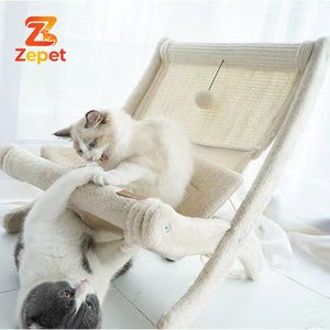 Cama para Perros y <span class=keywords><strong>Gatos</strong></span> de Madera Natural de Alta Calidad, Forma de Silla, Material Ecológico Resistente, Muebles para Mascotas, Fácil Instalación, Producto para Mascotas - Product Image 5