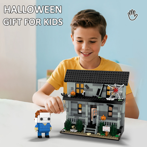 2026 Hot Halloween Haunted <strong>House</strong> <strong>Building</strong> Blocks Set Halloween Spooky Horror <strong>House</strong> <strong>Bricks</strong> with Mini Figure Toys for Gift - Product Image 4