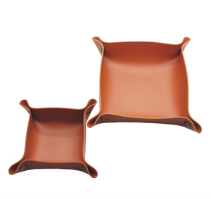 Bandeja Organizadora Multifuncional de Escritorio, Cuadrada, de Cuero PU, para Oficina, Hogar, Monedas, Llaves, Joyas, Lápiz Labial, Vajilla - Product Image 5