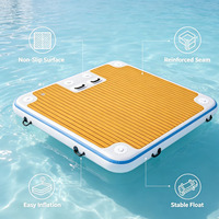 Plateforme flottante gonflable en PVC Drop Stitch, ponton gonflable, tapis flottant pour yacht, plage, piscine