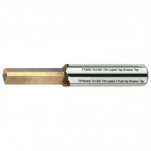 Tornillos de roscar y machos de roscar de 3 filos con recubrimiento de TiN TTAKE TA1390 - Product Image 2