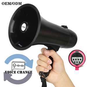 Megáfono <span class=keywords><strong>de</strong></span> mano <span class=keywords><strong>de</strong></span> plástico <span class=keywords><strong>de</strong></span> 20W con cambio <span class=keywords><strong>de</strong></span> voz, megáfono portátil con control <span class=keywords><strong>de</strong></span> voz, uso <span class=keywords><strong>de</strong></span> fiesta, sirena, alarma, altavoz, grabación, cambio <span class=keywords><strong>de</strong></span> voz, 2 W - Product Image 1