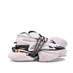 Nuevo Modelo de Zapatos Deportivos Casuales de una Marca de Diseño de Alta Gama con Diseño de Malla de Cuero Genuino, Amortiguación y Suela Gruesa - Product Image 5