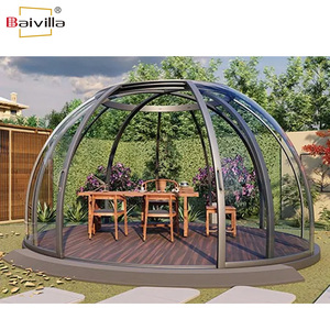 Tenda balon bahan PC bening tahan air luar ruangan Poetic ada transparan Dome Igloo rumah gelembung - Product Image 1