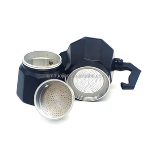 <span class=keywords><strong>Caffettiera</strong></span> Moka Italiana per Piano Cottura, Mini <span class=keywords><strong>Caffettiera</strong></span> Manuale in Alluminio per Espresso, Set per Casa e Campeggio - Product Image 6