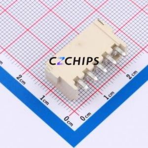 WAFER-VH3.96-5PWT-W1-P Wire-to-Board Pin Header SMD,P=3.96mm,Horizontal Mount Connector 1x5P 3.96mm Horizontal Mount 5P - Product Image 2