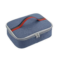 Sac isotherme pour le déjeuner, sac isotherme Oxford imperméable avec fermeture éclair, sac fourre-tout portable pour le travail, le bureau, le pique-nique