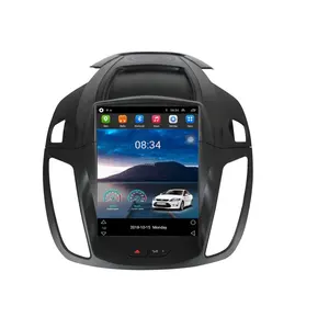 KunLin Tesla เครื่องเล่น DVD ติดรถยนต์,แอนดรอยด์10แบบ2G + 32G 4คอร์สำหรับ Ford Kuge Escape 2013-2015วิทยุสเตอริโอเสียง GPS WIFI BT IPS