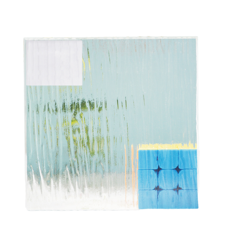 Embossed Oceanic Ribbed Pattern Glass Distinguished