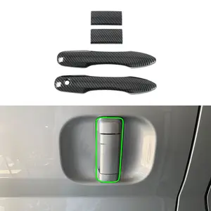 Accessoires de voiture ABS poignée latérale extérieure moulage de panneau de porte couverture accessoires extérieurs Kits de carrosserie pour Toyota Hiace 2019