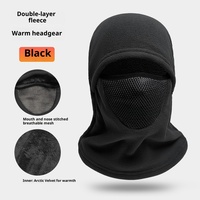 Masker nyaman tahan angin bersepeda luar ruangan syal hangat 3D uniseks musim dingin helm sepeda motor Ski dingin 100% poliester Gratis