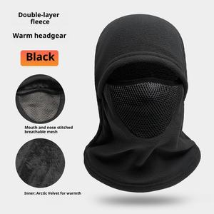 Masker nyaman tahan angin bersepeda luar ruangan syal hangat 3D uniseks musim dingin helm sepeda motor Ski dingin 100% poliester Gratis - Product Image 5