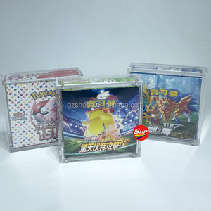 SHP Best Sellers Acrílico Pokemon <span class=keywords><strong>Mewtwo</strong></span> Japonés 151 <span class=keywords><strong>Caja</strong></span> <span class=keywords><strong>de</strong></span> refuerzo Protección UV Vitrina Imán fuerte - Product Image 4