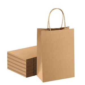 Custom Luxury Shopping Paper <b>Bag</b> Recyclable Kraft Paper <b>Bag</b> With Your Own Logo for Food - Product Image 5