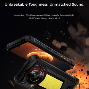 Teléfono Inteligente Resistente Oukitel 4+128GB T615 Android 15 con Linterna, Altavoz Potente, 11000mAh, Pantalla de 6.52 Pulgadas, Modelo WP53S - Product Image 2