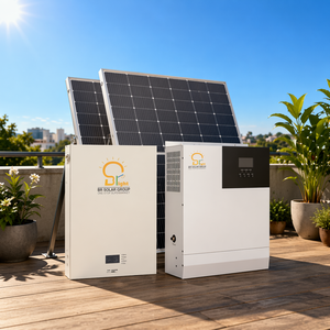 SOLAR Hybrid Grid Solar Energy Power System Kit 5-10kW With <b>Battery</b> & <b>48V</b> for Home Appliances Off-Grid Use BR-5 KWh Complete Pre - Product Image 2