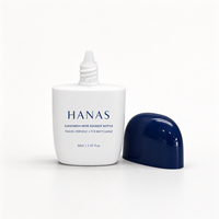Envase de Plástico PE Personalizado con Etiqueta Privada, Botella de 30 ml para Crema BB, Protector Solar, Tubo Cosmético con Tapa de Rosca, Forma Cilíndrica, Serigrafía