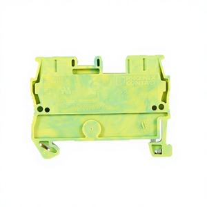 Mt-Phoenix Contact 2.5-PE Ground <b>Terminal</b> Block Push-In Green Yellow 12 AWG DIN Rail 3209532 Original - Product Image 3