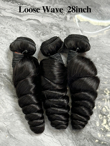 Lớp biểu bì phù hợp tóc con người 100% nguyên vẹn cùng một hướng, tái sử dụng và restyle bó sóng lỏng lẻo, không bị rối không rụng - Product Image 3