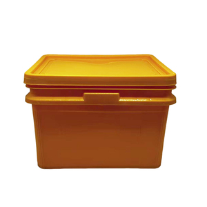 Seau carré en plastique de qualité alimentaire, personnalisable avec logo, en gros, coloré, pour le stockage et l'emballage des aliments - Product Image 1