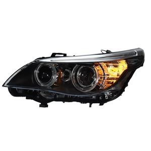 JY pour BMW Série 5 E60 Blocs optiques 2003-2010 Nouveaux <span class=keywords><strong>Angel</strong></span> Eye LED 12V 6000K DRL Feux de croisement Stock local - Product Image 3