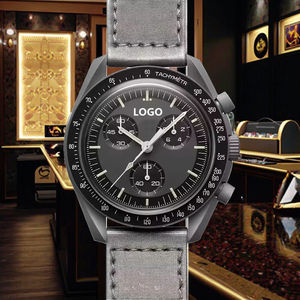 La <span class=keywords><strong>caja</strong></span> de <span class=keywords><strong>reloj</strong></span> para hombre es adecuada para el <span class=keywords><strong>reloj</strong></span> de la serie <span class=keywords><strong>Omega</strong></span> Swatch para hombre Sun, Mercury, Pluto y Saturn Color plate series Set - Product Image 2