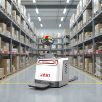 Nouvelle transpalette électrique autoportée JAKI 2 tonnes à batterie lithium-ion avec garantie d'un an pour entrepôt et conteneur