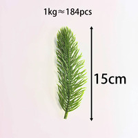 YL Kunststof Kunstmatige Dennennaalden & Watergras Kerstboom Decoratieve Accessoires Ecologisch 15CM DIY Bloemarrangement