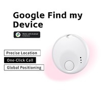 4 Pak pelacak GPS cerdas & penentu lokasi antihilang Android, kerja untuk koper orang tua, barang hewan peliharaan, Google plastik tag udara untuk koper