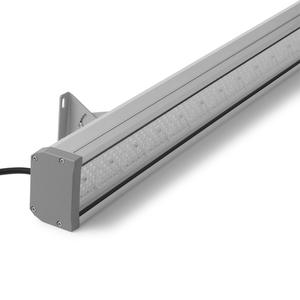80W 5F Hochlumen-LED-Linearleuchte aus gehärtetem Glas, IP65, 6000K, Aluminium, Tri-Proof Industrieleuchte für Tunnel, anpassbar - Product Image 4