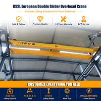 Grúa de Doble Viga EOT de Diseño Europeo KSSL, Grúa Puente de Doble Viga para Taller, Fábrica y Manufactura