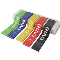 RIAO - Juego de Bandas de Resistencia de Látex para Ejercicios de Yoga y Fitness, Mini Bandas Largas para Hacer Ejercicio, con Logotipo Personalizado al por Mayor