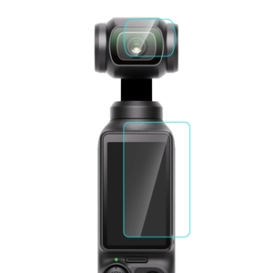 Pour Insta360 Ace Pro PULUZ 3 en 1 : Film de protection en verre trempé pour écran avant et arrière + objectif - Product Image 6