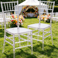Chaises en acrylique transparentes, chaises transparentes pour mariages et événements, chaises en acrylique pour mariages