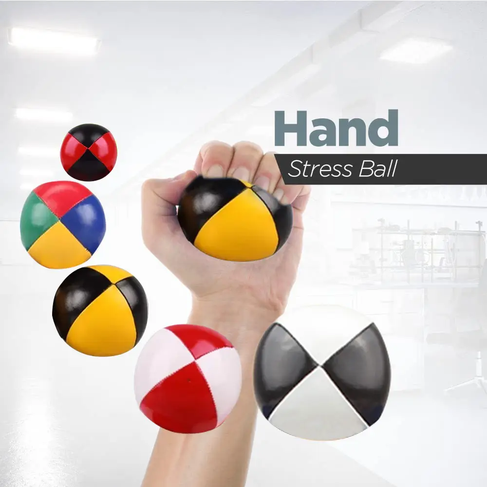 Magic Show Juggling Balls PU Soft Leather Juggling Ball Hand Therapy Exercise Stress Ball Bundle for Wholesale