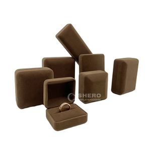 Caja de Joyería de Terciopelo en Oferta, Empaque de Regalo Elegante, Cajas de Joyería con Logotipo Personalizado - Product Image 1