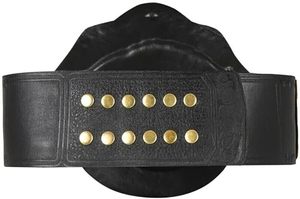 PersonalizadoTRUE SAGA - Big Gold Wrestling Title Belt Class One-Tamaño de <span class=keywords><strong>la</strong></span> cintura para adultos de hasta 46 " - 2mm Correa de cuero metálico - Product Image 6