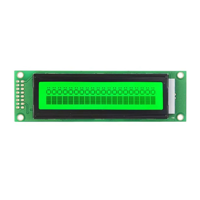 20*2 Character 3.35 Inch LCD Module 2002 STN Green Positive Display 5V Drive Voltage Universal PIN Interface Screen