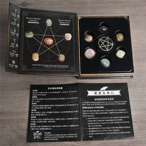 Set <span class=keywords><strong>de</strong></span> <span class=keywords><strong>Runas</strong></span> <span class=keywords><strong>de</strong></span> Brujas con Especímenes <span class=keywords><strong>de</strong></span> Minerales <span class=keywords><strong>de</strong></span> Cristal, Artesanías <span class=keywords><strong>de</strong></span> Piedra para Meditación, Adivinación, Piedra Curativa, Gema Natural del Amor, Arte Popular - Product Image 5