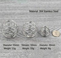 Ressorts personnalisés ZW en acier inoxydable 304 316, petite boule de compression pour shaker, ressort à bille pour shaker de protéines