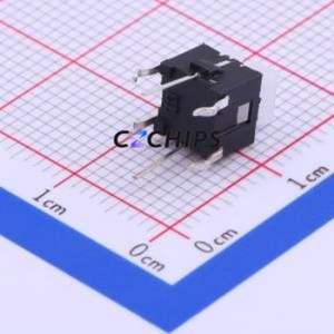 TSL061G72-250L Tactile Switch Through hole,6x6mm Switch Single Pole Single Throw Rectangle Button 2.5N Through Hole - Product Image 2