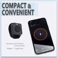 Bouton PTT Bluetooth Zello sans fil pour applications de talkie-walkie iOS et Android, bouton PTT étanche