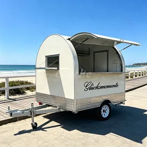 Chariot de restauration mobile électrique pour hot-dogs et café, idéal pour la vente en extérieur en Allemagne – Nouveauté ! - Product Image 1