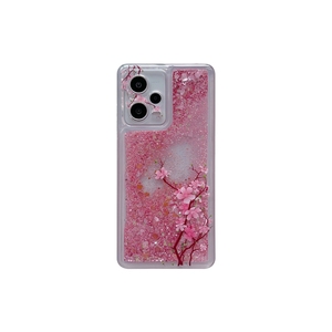 Funda de teléfono de arena movediza con purpurina y patrón de flores transparentes de TPU suave para Xiaomi <span class=keywords><strong>Redmi</strong></span> Note 12 Pro <span class=keywords><strong>5G</strong></span> Note 11S 10A <span class=keywords><strong>10C</strong></span> 9A - Product Image 1