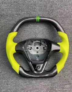 Volante de Cuero y Fibra de Carbono Forjado Real Personalizado para Ford Focus Fiesta Mk7 ST Mk8 Mk4 Mk3 <span class=keywords><strong>Mk2</strong></span> - Product Image 4
