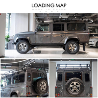 Offroad 4x4 voiture universel de toit en alliage d'aluminium porte-bagages ajustement pour landrover defender 110