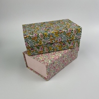 Petites boîtes décoratives à mémoire de forme en papier pour stockage de photos magnétisme de luxe personnalisé