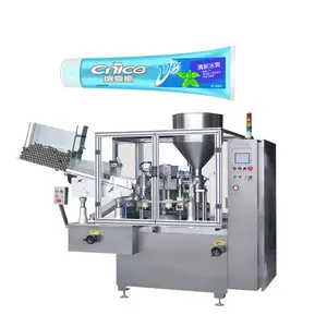 High Speed Eye Cream Small Tube Fill Seal Automatic 2-300ml Toothpaste Plastic Aluminum Tubes Filling And Sealing Machine